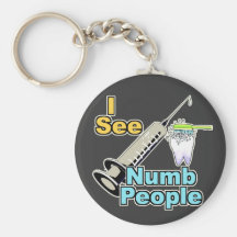 Funny Dental Professional Keychain
