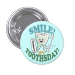 Funny Dentist Dental Hygienist Button