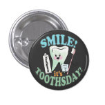 Funny Dentist Dental Hygienist Buttons