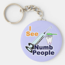 Funny Dentist Dental Hygienist Key Chain