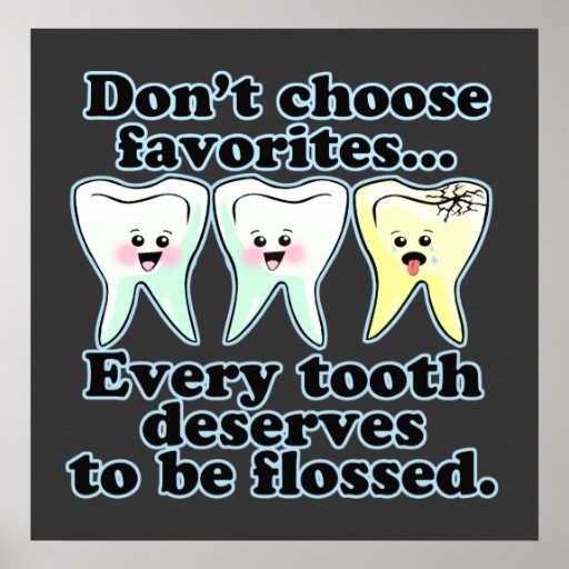 Funny Dentist Hygienist RDH Poster