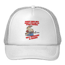 Funny design for father with daughters. mesh hat