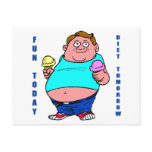 Funny Diet Humour postcards
