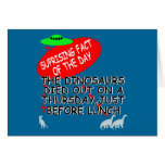 Funny Dinosaur extinction cards