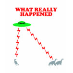 Funny Dinosaur extinction women's t-shirts