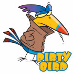 funny dirty bird naughty toucan cartoon photo sculptures