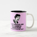 Funny divorce coffee mug