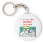 funny doctor joke keychains