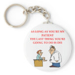 funny doctor joke keychains