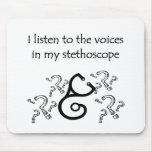 Funny Doctor or Nurse T-shirts and Gifts mousepads