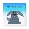 Funny Dog with Saying magnets