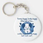 funny doggy, lovely doggy, little ball of fur key chains