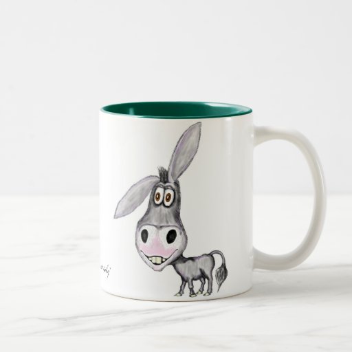 Funny donkey mug design