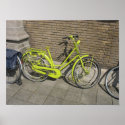 Funny Dutch Bicycle Stolen Saddle Photo Poster posters