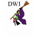 Funny DWI Witch T-shirt