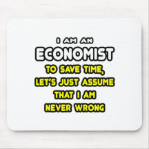Funny Economist T-Shirts and Gifts Mouse Mat
