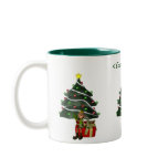 Funny Elf Personalised Christmas Holiday Mug