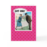 Funny engagement congratulations card