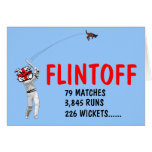 Funny English cricket cards