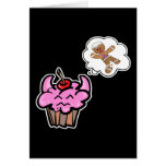 Funny Evil Cookie Killer Cupcake cards