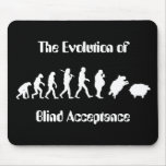 Funny Evolution of Man Parody mousepads