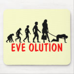 Funny evolution of women mousepads