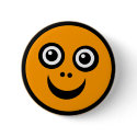 Funny Face (colour me) - Orange buttons