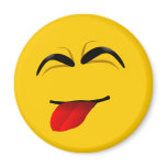 FUNNY FACE SMILEY FRIDGE MAGNETS
