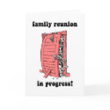 Funny family reunion cards