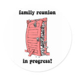 Funny family reunion stickers