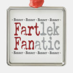 Funny FARTlek FANatic Runner Christmas Ornament
