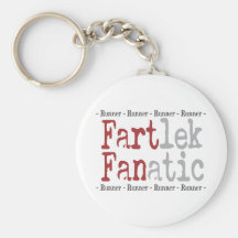 Funny FARTlek FANatic Runner Key Chains