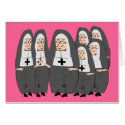 Funny "Fat Nuns" Gifts for any occasion cards