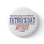 Funny Father's Day Button