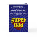 Funny Father's Day Cards, Super Dad
