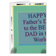 Funny Father's Day Worlds Best Dad Cards