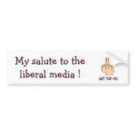 Funny_finger_justforyou, My salute to the liber... bumper stickers
