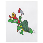 funny fireman firefighter turtle cartoon flyers