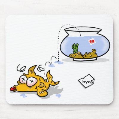 funny fish mouse mats by adel_cartoons
