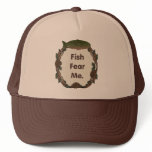 Funny Fisherman Cap: Fish Fear Me