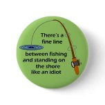 Funny Fishing Button