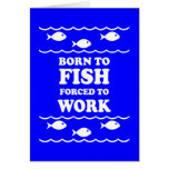 Funny fishing greeting cards