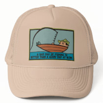 Funny Fishing Mesh Hats