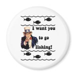 Funny fishing humour magnets