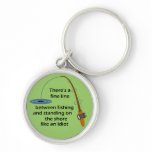 Funny Fishing Keychain
