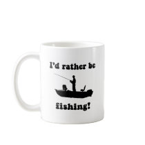 Funny fishing coffee mug