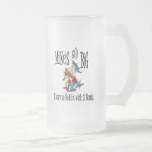 Funny Fishing Mug  Mine's So Big