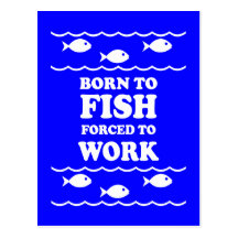 Funny fishing postcards