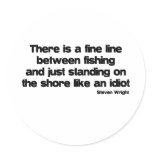 Funny Fishing quote stickers