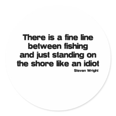 Funny Fishing quote Sticker by quoted